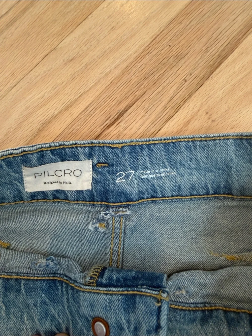 PILCRO OSAKA LOW-SLUNG CROP WIDE-LEG JEANS
